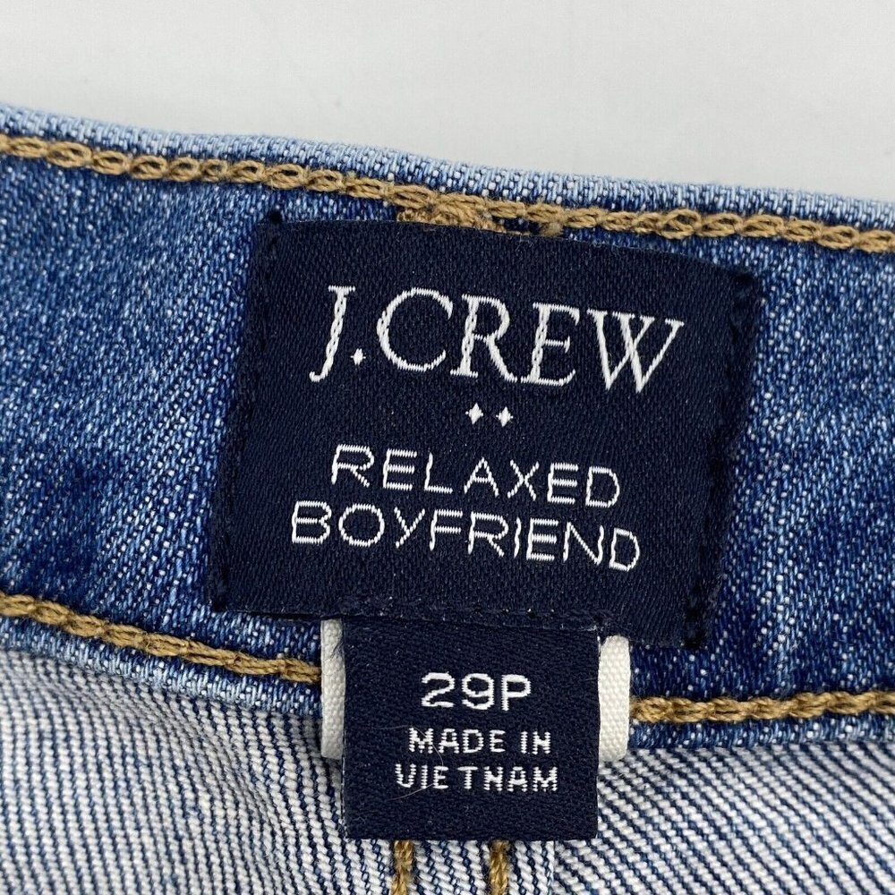 J.Crew Women’s Size 29P Relaxed Boyfriend Jeans BM465 - Picture 4 of 9